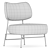 Luxury Modern annud Armchair Home 3D model small image 6