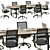 Elegant Oval Conference Table 3D model small image 2