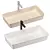 Modern Washbasin Set with Varied Sizes 3D model small image 3