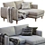 Modern Smedstorp Sofa By Ikea 3D model small image 3