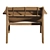 Contemporary Dune Lounge Chair 3D model small image 3