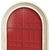 Classic Tempera Door 3D Model 3D model small image 4
