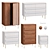 Gemini Walnut Furniture Set 3D model small image 6