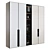 Modern Wardrobe with Lighting 3D model small image 1