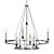 Elegant Tux Chandelier 3D model small image 1