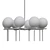 Luxury Keplero Chandelier: Exquisite Elegance 3D model small image 2