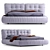 Italian Luxury Baxter Milano Bed 3D model small image 1