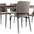 Opus Dining Chair and Garda Decor Table 3D model small image 5