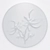 Modern Style 3D Flower Plaster 3D model small image 2