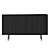 Rattan Slatted Buffet Display Stand 3D model small image 2