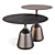 Wendelbo Coin Aluminum Side Table 3D model small image 1