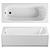 Kaldewei Advantage Saniform Plus 150x70 3D model small image 1
