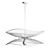 Black Metal Dragonfly Pendant Light 3D model small image 2