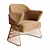Elegant Jackie Armchair with Corona	Render 3D model small image 8
