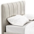 Elegant Boka Bed Frame 3D model small image 3