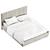 Elegant Boka Bed Frame 3D model small image 5