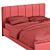 Elegant Boka Bed Frame 3D model small image 6