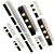 White Line Nis 1200 Ceiling Lamp 3D model small image 1