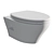 Modern Dual-Flush Wall Toilet 3D model small image 5