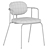 Modern Lunch Chair Frame Sero 3D model small image 5