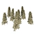 Blue Spruce Forest Trees Bundle 3D model small image 3