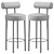 Moca 2015 Bar Chair Rendering 3D model small image 3