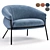 Modern Grasso Armchair 2015 Model 3D model small image 2
