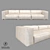Modern High-Poly Milosh Sofa 3D model small image 4