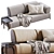 Modern Design Compo Furniture Set 3D model small image 7