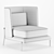 Aster Gae Armchair 3D Model 3D model small image 6