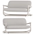 Stylish Desalto Sofa 3D Model 3D model small image 1