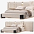 Italian Ginko Coral Chair Set 3D model small image 1