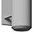 Modern Aluminum Outdoor Wall Light 3D model small image 5