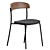 Modern Dining Set with 4 Chairs 3D model small image 13