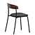 Modern Dining Set with 4 Chairs 3D model small image 14