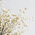 Yellow Flowers Glass Vase Bouquet 3D model small image 3
