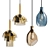 Modern Glass Lamps Collection 2013 3D model small image 3