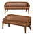 Natuzzi Italia Clio Sofa Bench 3D model small image 1