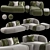 Modern Design Raft Model Kit 3D model small image 2