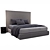 Biarritz Slim Flexform Bed 3D model small image 1