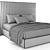 Biarritz Slim Flexform Bed 3D model small image 4