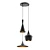 Elegant Triple Shade Pendant Lamp 3D model small image 5