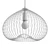 Industrial Gold Metal Pendant Light 3D model small image 6