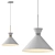 Sleek Conoid Pendant Light 3D model small image 1