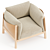 Luxury DePadova Yak Armchair 3D model small image 1