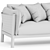 Yak Sofa DePadova Elegant 3-seater 3D model small image 2