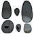 Tropical Elegance Mirror Set 01 3D model small image 2