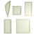 Elegant Camelot Glenn Mirror Set 3D model small image 1