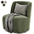 Barrel Swift Armchair, Prattsburgh Wide 3D model small image 2
