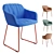 Sustainable Babila XL Armchair 3D model small image 1